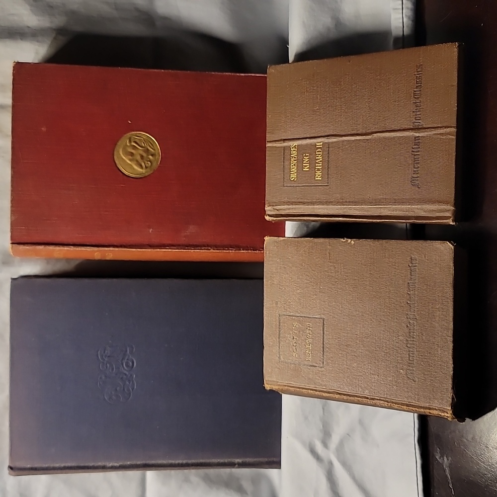 4 hardcovers 100 yrs old!
